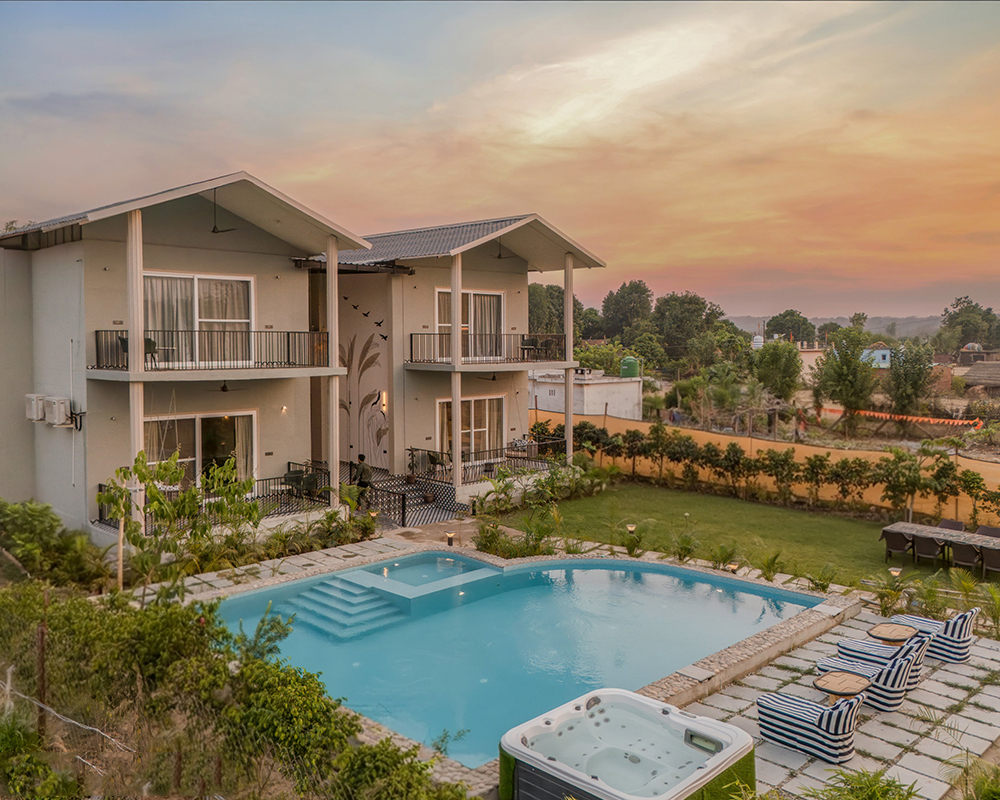 Luxury Villas with Swimming Pool in Jim Corbett